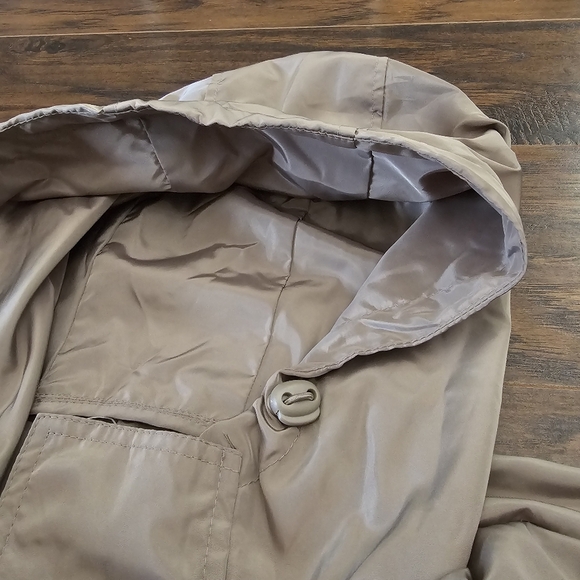 Ruxen Jacket Mens Large Tan Quarter Zip Pullover Windbreaker European NEW - Picture 5 of 12